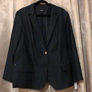 Roz&Ali Navy Blue Blazer - Brand New!